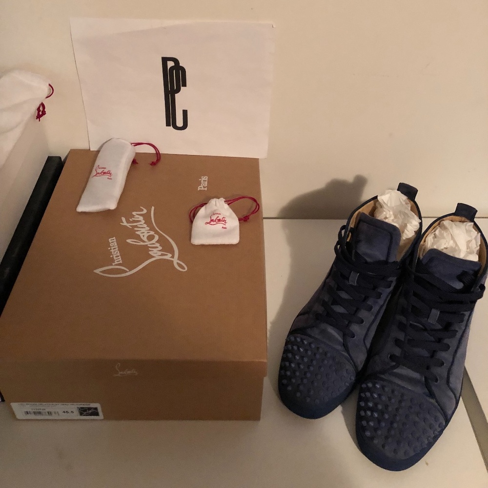 Christian Louboutin Lou Spikes Orlato Flat Sneakers